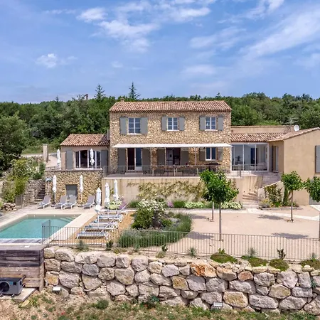 Villa Bastide De - Vue Luberon, Piscine Chauffee, Boulodrome *