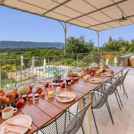 Villa Bastide De - Vue Luberon, Piscine Chauffee, Boulodrome Viens